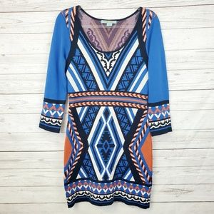 Flying Tomato Geometric Sweater Dress Size Large